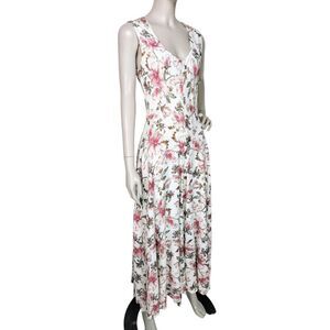 Vintage 90s STARINA Floral Romantic Cottagecore Grunge Prairie Dress India Small